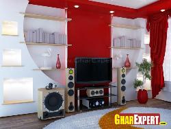 Wall Decoration and LCD Unit