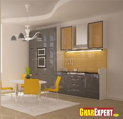 Stylish and glossy design for kitchen