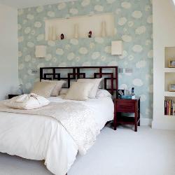 a very contemporary bedroom