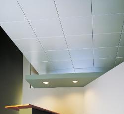 Ceiling tiles for commercial space