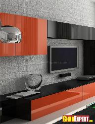 Nice design for LCD unit with cabinets