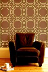 vinyl wall stickers in coffee color tone