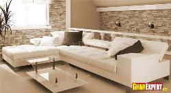 Small living room with nice sofa design and center table design