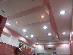 This is a P.O.P Ceiling designed by me for a Beauty Parlour