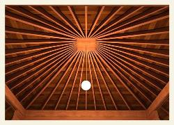 wooden  ceiling