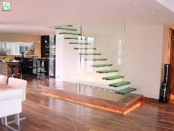 this is fully glass stairsn its costs is 4 lakhs