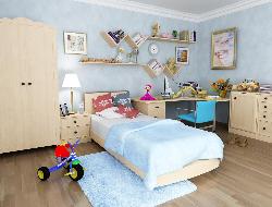 A complete room for a child