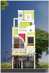 3d design  of House Exterior