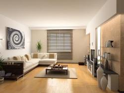 Wooden laminate flooring design gives stylish look to your room