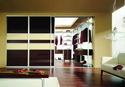 Sliding Wardrobe design with different storage space 