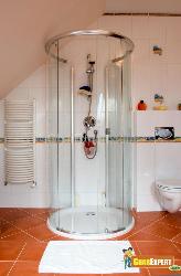Shower Cabinate with Red Hot Flooring...