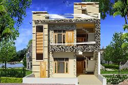 Modern house elevation