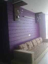 Living room wall accent design