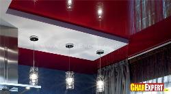 Enhance your kitchen ceiling with lighting pendants and modern pvc ceiling designs