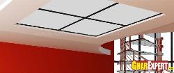 Glass Ceiling Design for Living Room