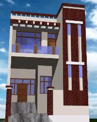 modern house elevation of a small house 