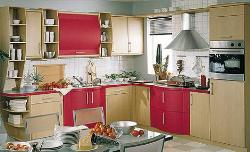I have always been wondering whether a two tone cabinet design is a good idea or not. As the kitchen cabinets may not have continuity the two tone desing within a cabinet may not come out that well but if the colors are changed on the selected cabinets they may come out great, as you can see in the attached picture. What do you think?