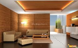 Modern Sofa with Ceiling Lights