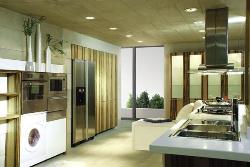 Kitchen in a gallery shape and style