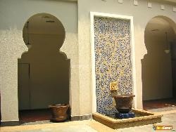 Wall Pattern with Fountain Design