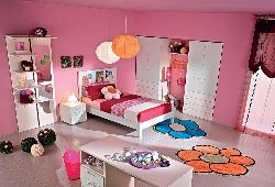 An all pink room for a teenage girl..