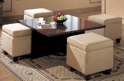 Ottomons Contemporary Coffee Table