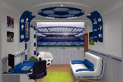 Chelsea fan room