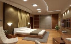 Bedroom Interior, Furniture, Wall cladding, Flooring, Ceiling Design