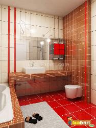 Looking Calm with Red Tiles