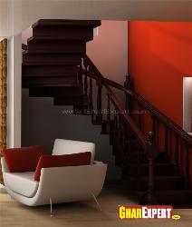 Curved Internal Stairs Design