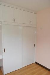 our bedroom closet has a sliding door to save space by Jasmin Jimenez
jazimenez@yahoo.com