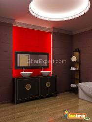 Bathroom Ceiling Light and Interior Design