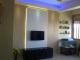 modern LCD wall unit with back lighting
