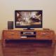 tv unit simple design made of wood