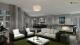 Interior Design Rendering for Club House Living Room and Kitchen