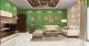 Green Living room design