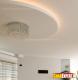 Simple and elegant lighted false ceiling design