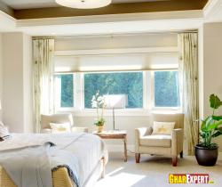 Bedroom furniture and window Interior Design Photos
