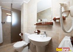 Bathroom wall and floor tile with stone finish Interior Design Photos