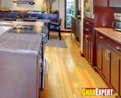 hardwood flooring for open kitchen  Interior Design Photos