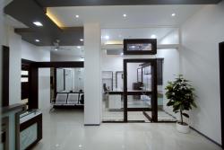 Skin care clinic-medical store  3 store frontelevation