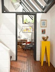 Living Room Ceramic Floor Tile in Brick Design  tiles for house