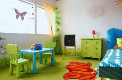 Green kids room Interior Design Photos