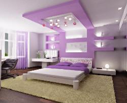 extended ceiling wall to ceiling for bedroom looks awesome Ghar ka frint look