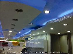 colorful Wall and ceiling in showroom Interior Design Photos