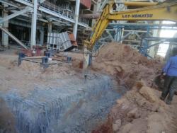 80 ton Tower crane fondation demolition work,Tuticorin-9841125344 19 ã— 25