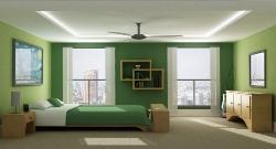 Green bedroom theme Interior Design Photos