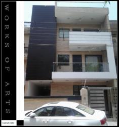 EXTERNAL FACADE FOR  RESIDENCE AT BN BLOCK ,SHALIMAR BAGH,DELHI FOR MR.JAIN Traditional facade design