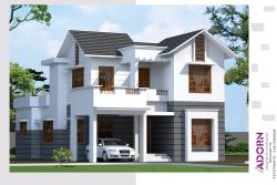 1500 SQFT HOME DESIGN Indian style of 1500 sq foot area