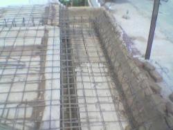 Steel on roof Roof relling